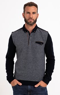 Polo manches longues Front