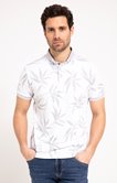 Polo manches courtes Feuillu