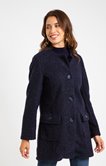 Manteau col rond 