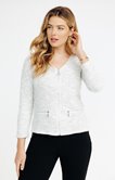 Cardigan zippé