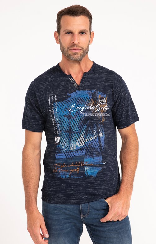 Tee-shirt manches courtes Abstrait