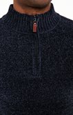 Pull col montant chenille