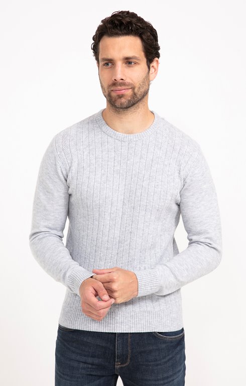 Pull col rond uni