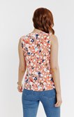 Débardeur été imprimé fleur