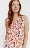 Débardeur été imprimé fleur