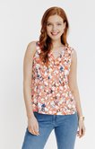 Débardeur été imprimé fleur