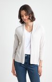 Cardigan en maille anglaise brillante