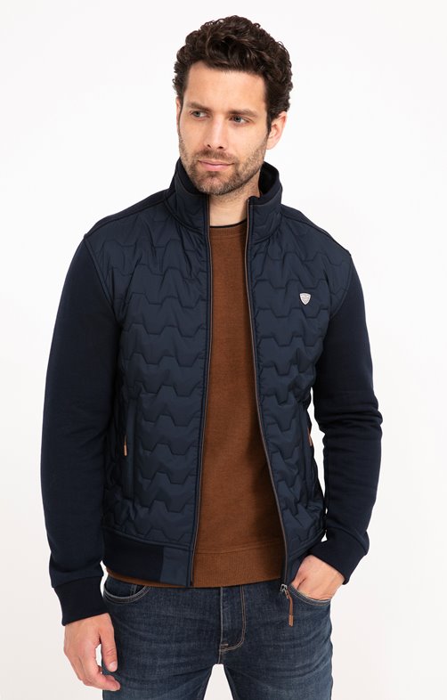 Gilet manches longues Marin
