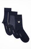 Lot de 3 paires de chaussettes wolf