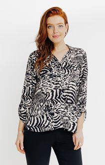 CHEMISE IMPRIME PEAU DE BÊTE 