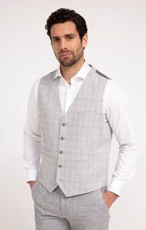 Gilet de costume gris clair SABICRX 