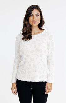 T-SHIRT JACQUARD COL ROND