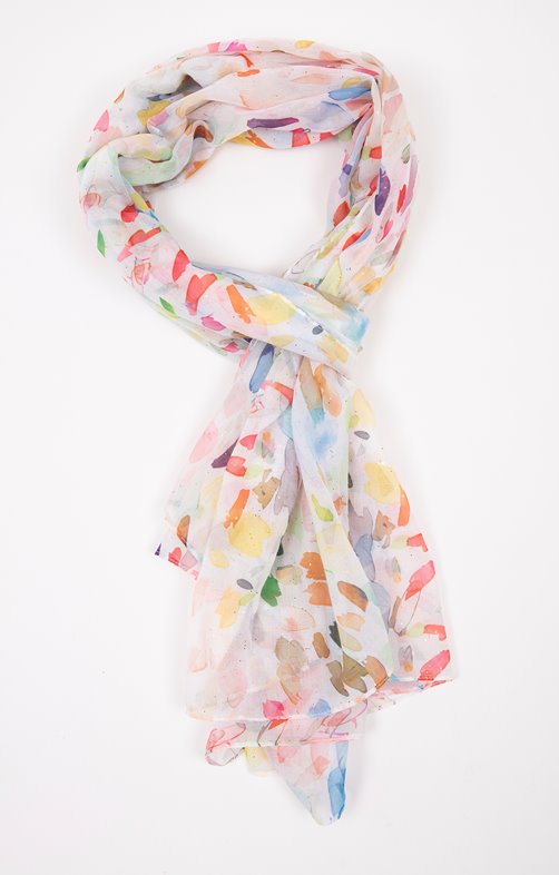 Grand foulard léger imprimé