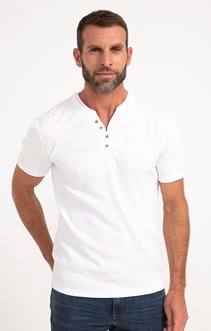 Tee-shirt manches courtes Crepe Uni