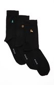 Lot 3 paires chaussettes brodées hiver