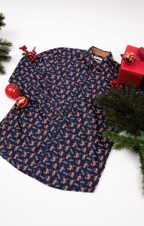 Chemise de Noël pain d'épices