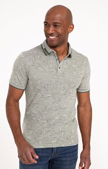 Polo manches courtes Olive