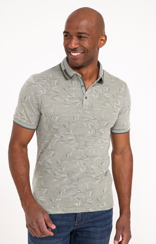 Polo manches courtes Olive