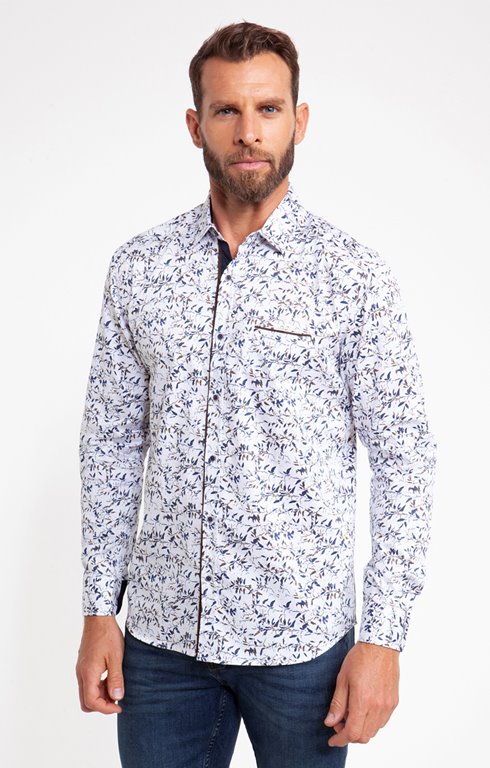 chemise casual motif woody