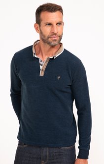 Polo manches longues Velours