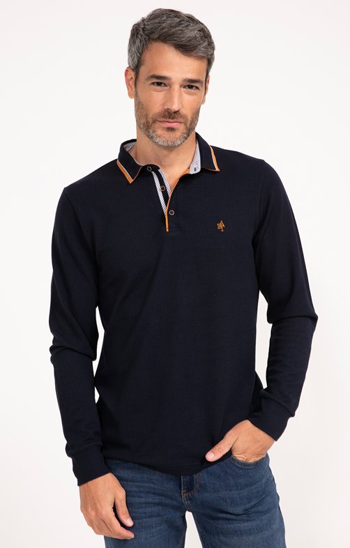 Polo manches longues Cote