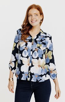 Chemise imprimée fleurs