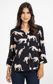 Chemise imprimée animal