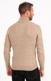 Pull col montant Torsade