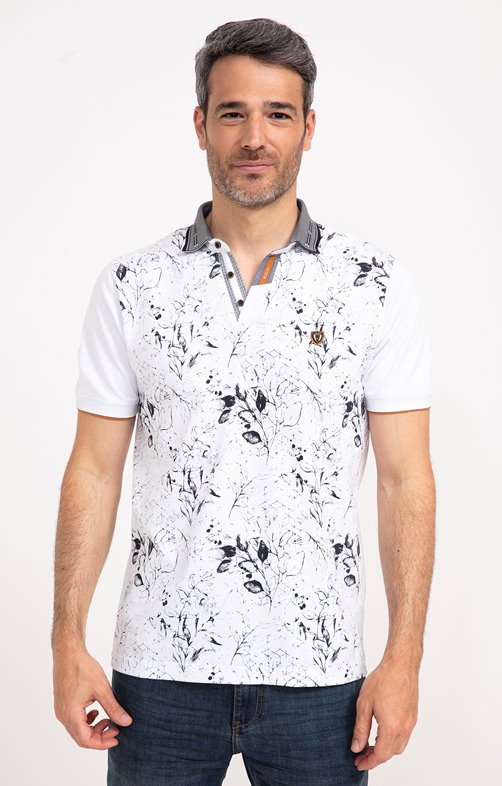 Polo manches courtes Geoleaf