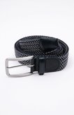 Ceinture tressée homme à boucle