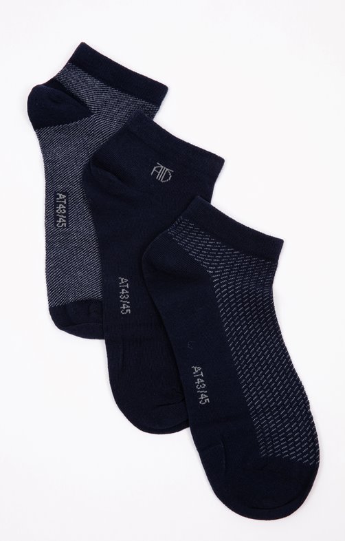 Lot 3 paires chaussettes homme