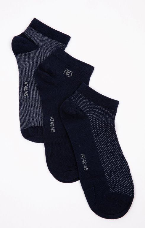 Lot 3 paires chaussettes homme