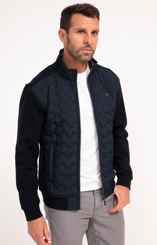 Gilet manches longues Marin