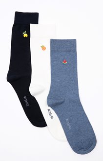 Lot de 3 paires de chaussettes Fruits
