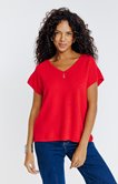 Pull maille brillante