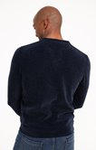 Pull col tunisien chenille