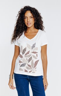 Tee-shirt imprimé manches courtes