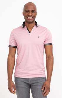 Polo manches courtes BRIQUE