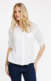 Chemise unie en gaze de coton 