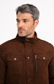 Blouson Geo Suede