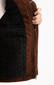 Blouson Geo Suede