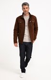 Blouson Geo Suede