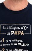 Tee-shirt règles d'or 
