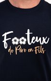 TEE-SHIRT FOOTEUX DE PERE EN FILS