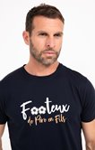 TEE-SHIRT FOOTEUX DE PERE EN FILS