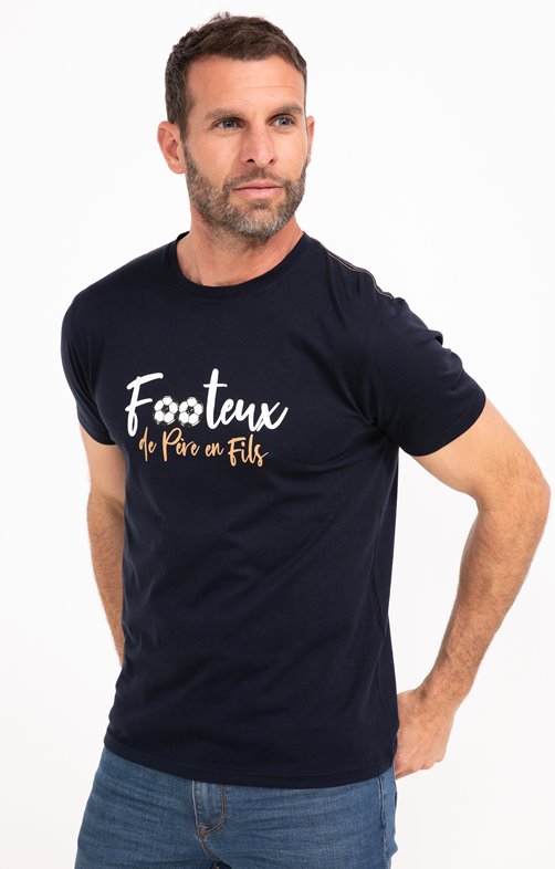 TEE-SHIRT FOOTEUX DE PERE EN FILS