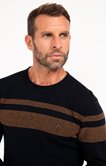 Pull col rond rayé Bico