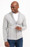 Gilet torsade doublé polaire Torsy