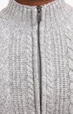 Gilet torsade doublé polaire Torsy