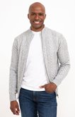 Gilet torsade doublé polaire Torsy